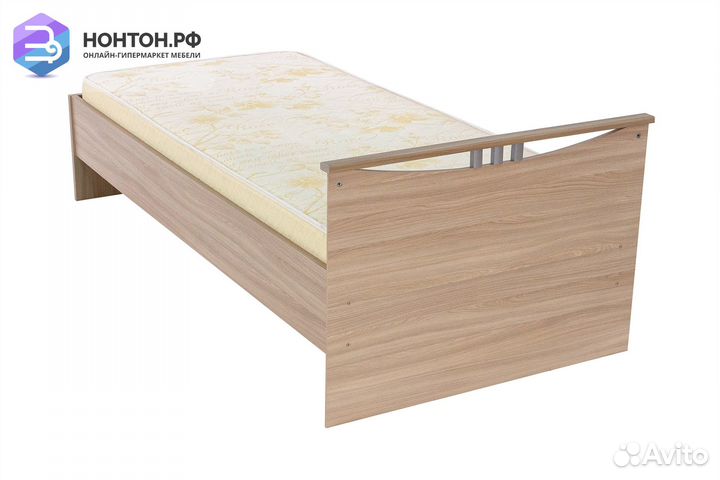 Кровать односпальная Мелисса шимо светлый