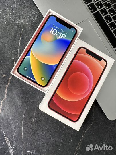 iPhone 12 mini 64Gb Red Рассрочка. Обмен