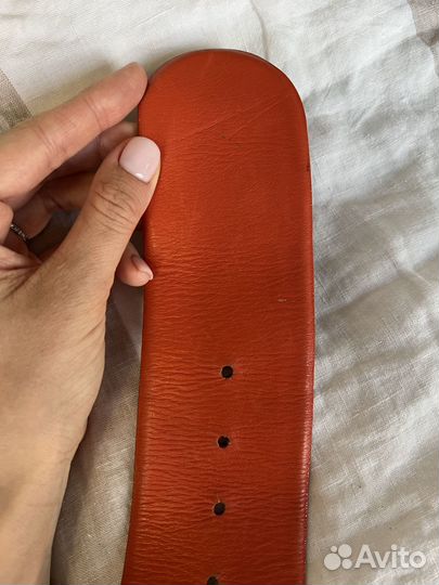 Кожаный ремень Donna Karan New York оригинал