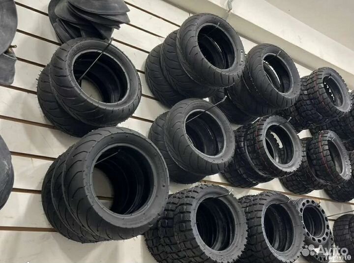 Покрышки камеры для электросамокатов плюс замена