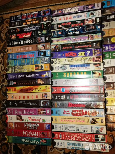Видеокассеты vhs c фильмами