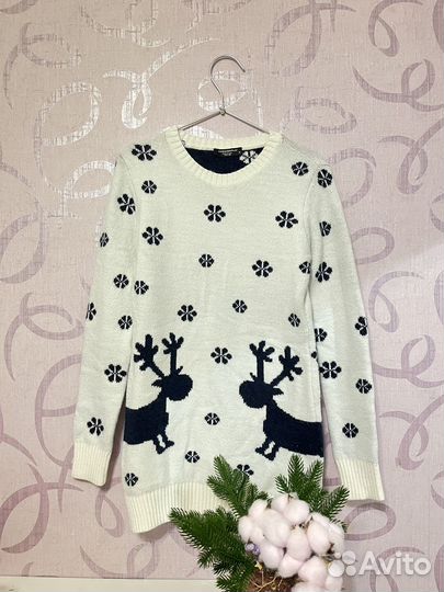 Свитер с оленяшками