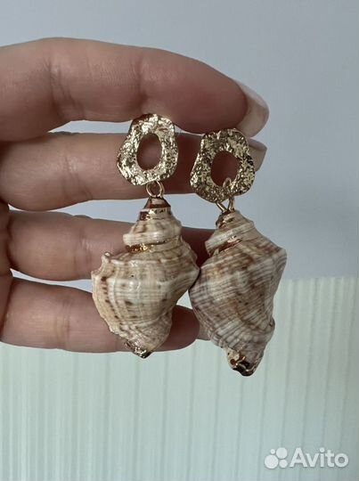 Серьги Ракушки
