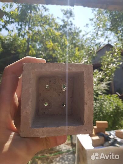 Кашпо из бетона