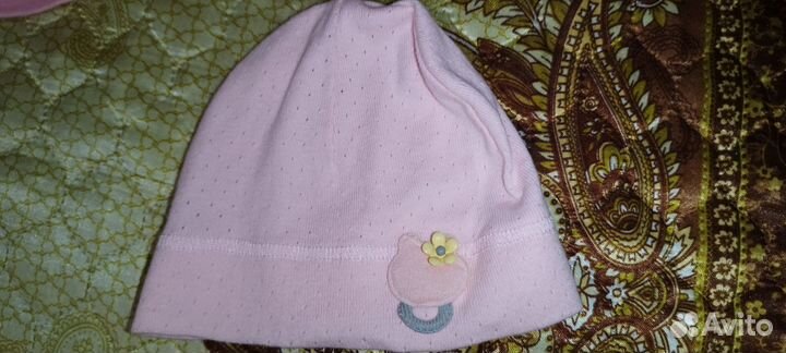 Шапочка для новорожденного весна