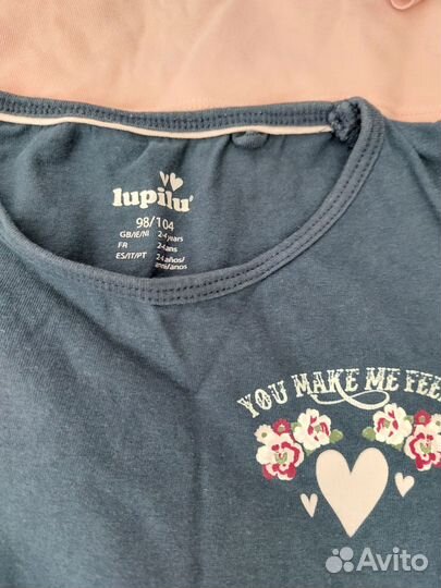 Вещи пакетом на девочку 98 104