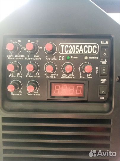 Сварочный инвертор тig,плазморез, TC 205 AC DC