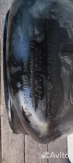 Подкрылки рено Логан задние