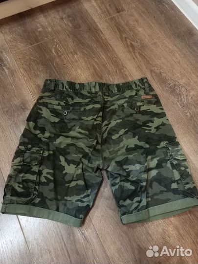 Шорты карго камуфляжные