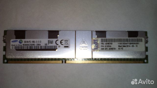 2 и 4GB DDR3 двухстор.; 32 и 64 DDR3 Reg; SO-dimm