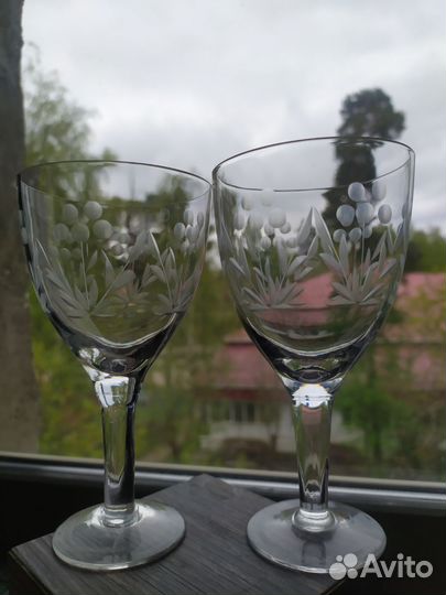 Фужеры рюмки стопки стаканы хрустальные СССР
