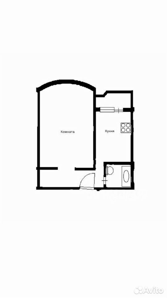 1-комнатная квартира в аренду, Москва, Загорьевская ул. 25 — 47 000 ₽/мес