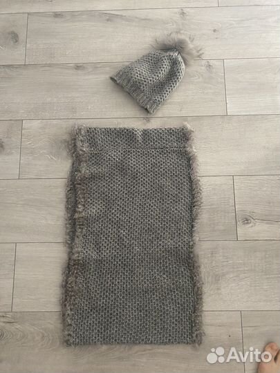 Комплект шапка и шарф