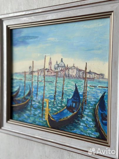 Картина маслом Италия Венеция 23х20