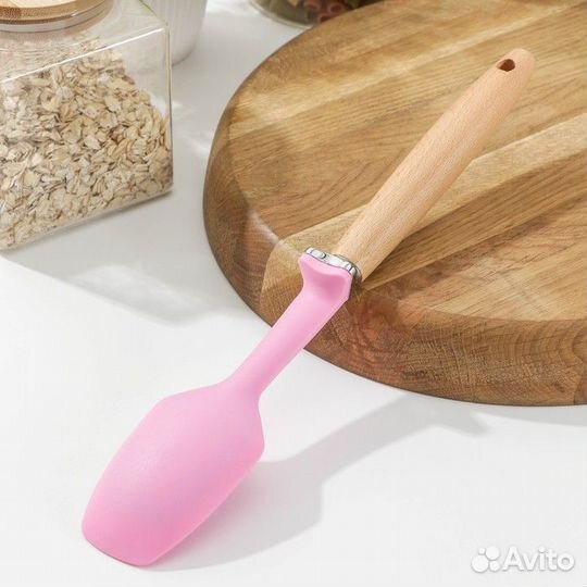 Лопатка Доляна «Стелла», 315,52,5 см, цвет розовый