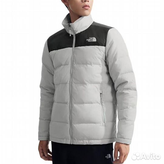 THE north face City Outdoor Collection Windbreaker Jackets Men Stardust Grey+Shopping Bag (XXL)(90)