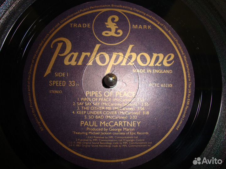 Винил фирменный LP