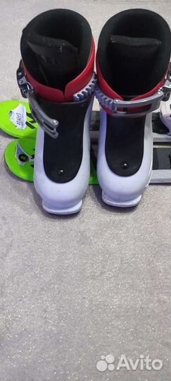 Горные лыжи детские RTM JR-90 +ботинки