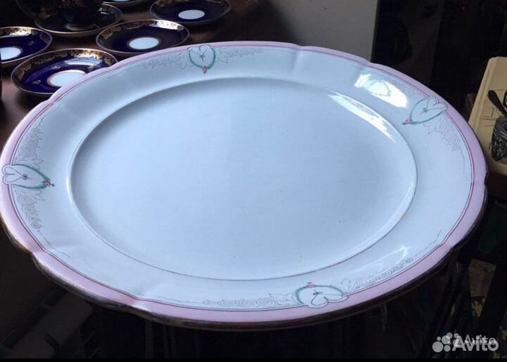 Блюдо антикварное Кузнецов