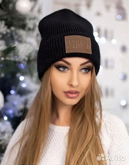 Комплект шапка и снуд женский