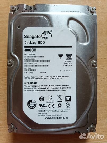 Жесткий диск 4 тб Seagate 4tb