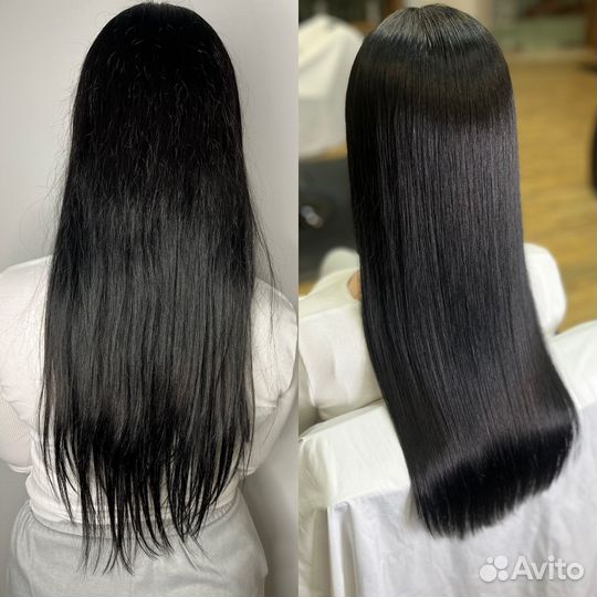 Кератиновое выпрямление волос, ботокс, нано