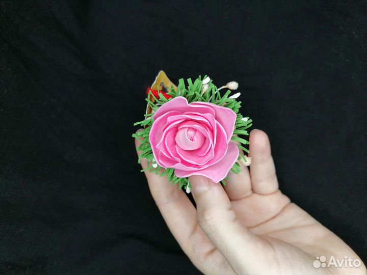 Резинки и заколки из фоамирана