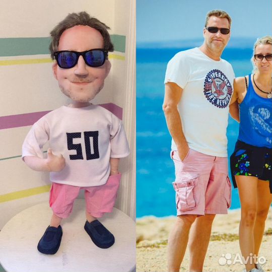 Портретная кукла- отличный подарок. Шарж по фото