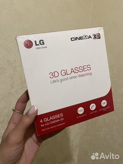 Набор 3d очков для телевизора LG