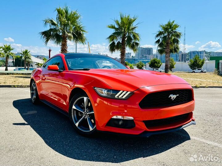 Аренда авто, прокат машины Ford Mustang (Оранжевый