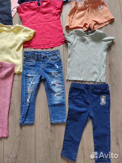 Вещи пакетом на девочку 74 80