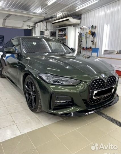 Сплиттер переднего бампера Глянец BMW G22 G23