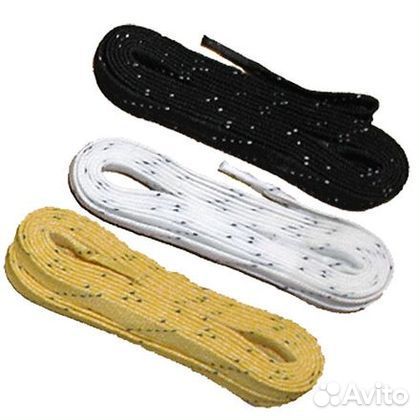 Шнурки для хоккейных коньков с пропиткой