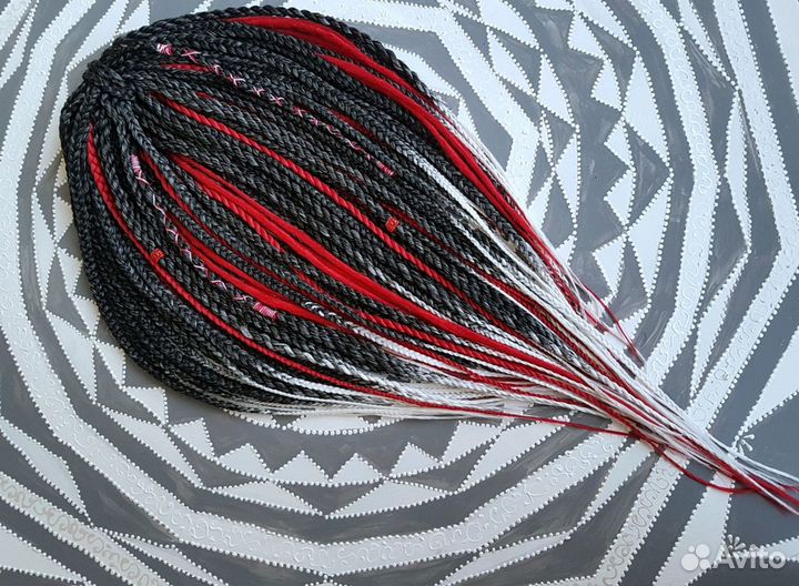 Афрокосы, комплекты десе, афрохвосты,афроплетение