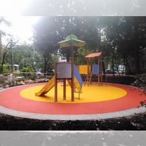 Резиновое покрытие. Мягкий асфальт, Ижевск