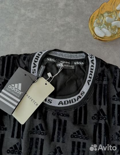 Adidas черный бархат S, M, L, XL, XXL