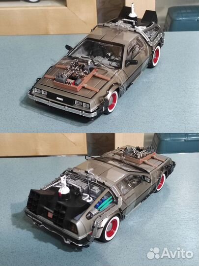 DeLorean DMC-12 Back to the future 1/18 Sunstar