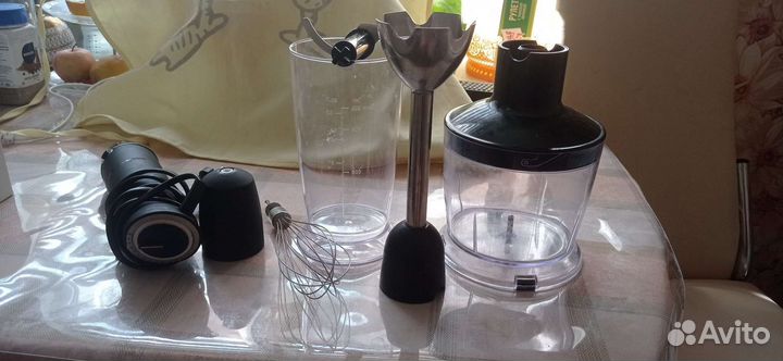 Блендер погружной+измельчитель(не совсем рабочий)