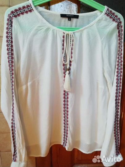 2 белые блузки кофты девочке 12-15 лет нат ткань