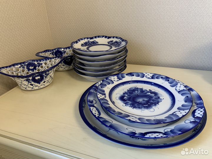 Посуда гжель