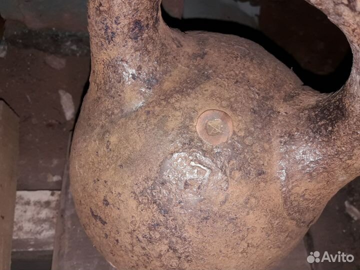 Гиря 2 пуда царская