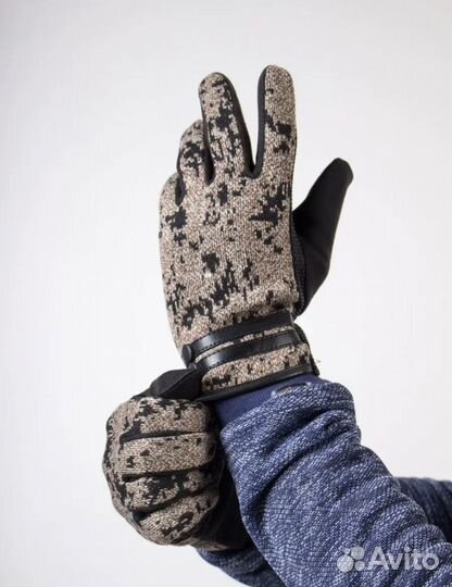 Перчатки сенсорные зимние мужские новые