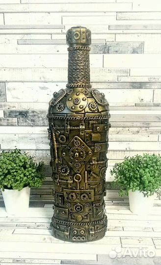 Бутылка стимпанк