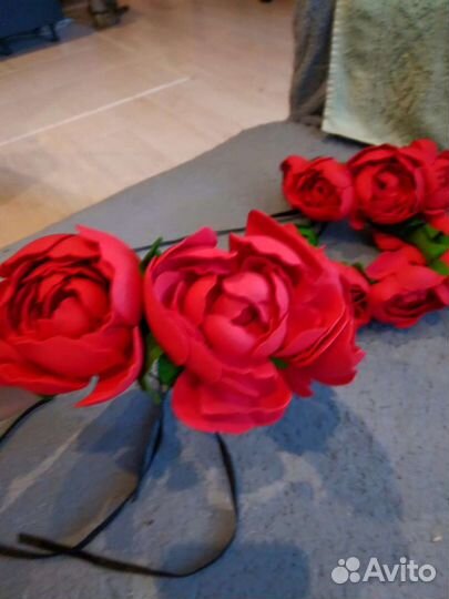 Ободок для волос ручной работы