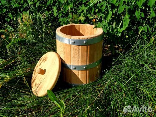 Кадка дубовая 12 л