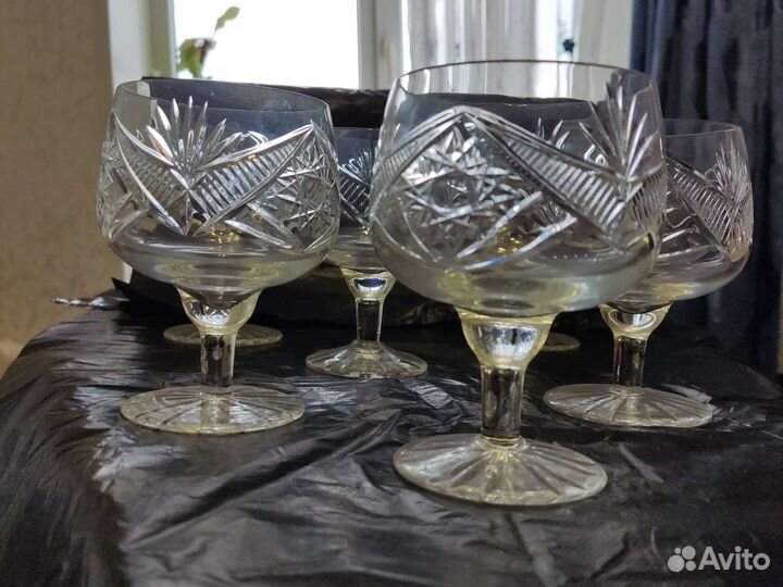 Хрустальные бокалы СССР