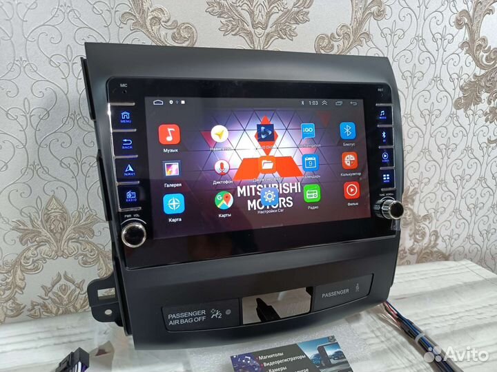 Магнитола Mitsubishi Outlander 2 android новая