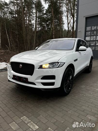 Jaguar F-Pace 2.0 AT, 2019, битый, 91 000 км
