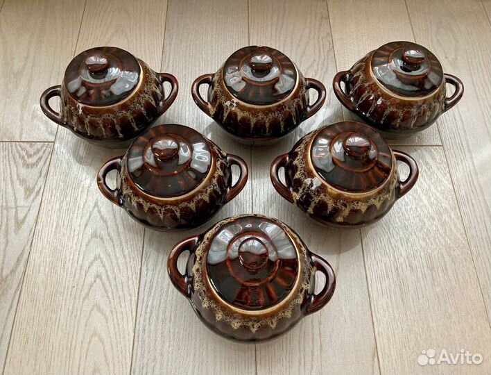 Горшки для запекания 12 шт новые