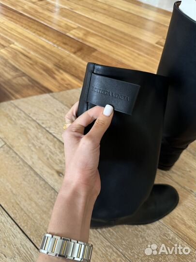 Сапоги кожаные женские